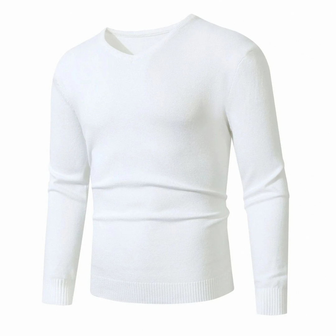 Coen | Men's Slim Fit V Neck Knit Sweater 5