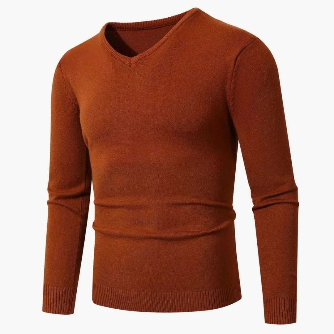 Coen | Men's Slim Fit V Neck Knit Sweater 6