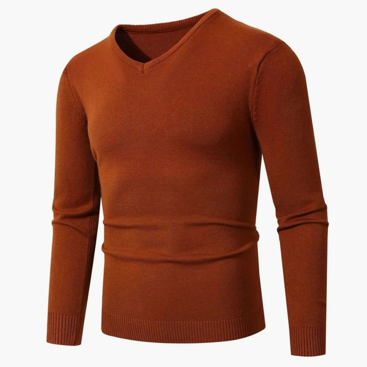Coen | Men's Slim Fit V Neck Knit Sweater 6