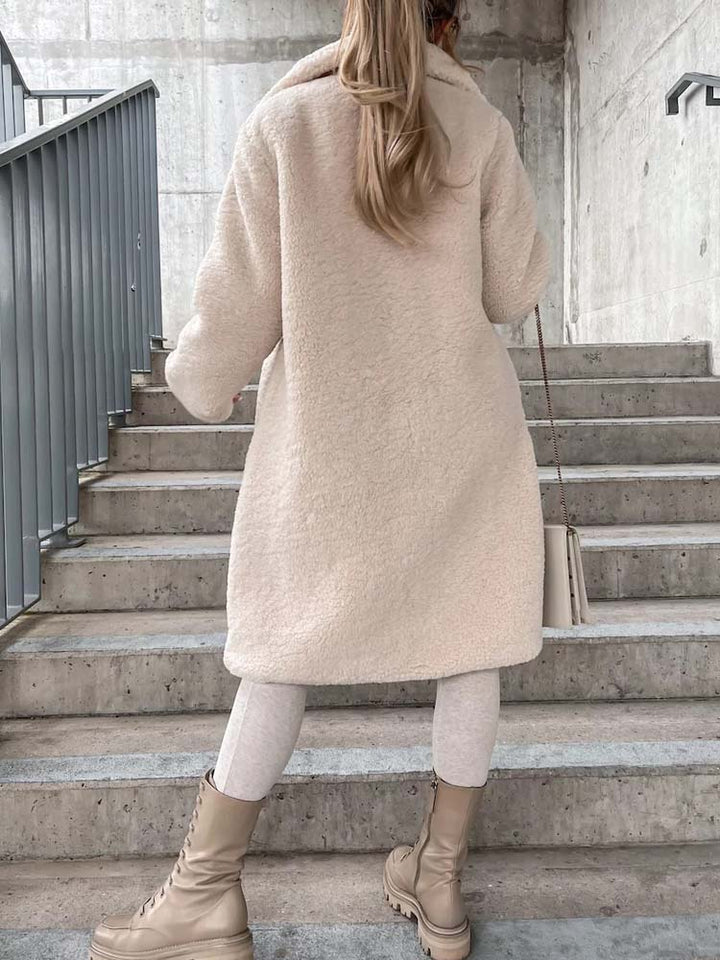Constance | Women's Long Teddy Coat Winter Wool Sherpa 8