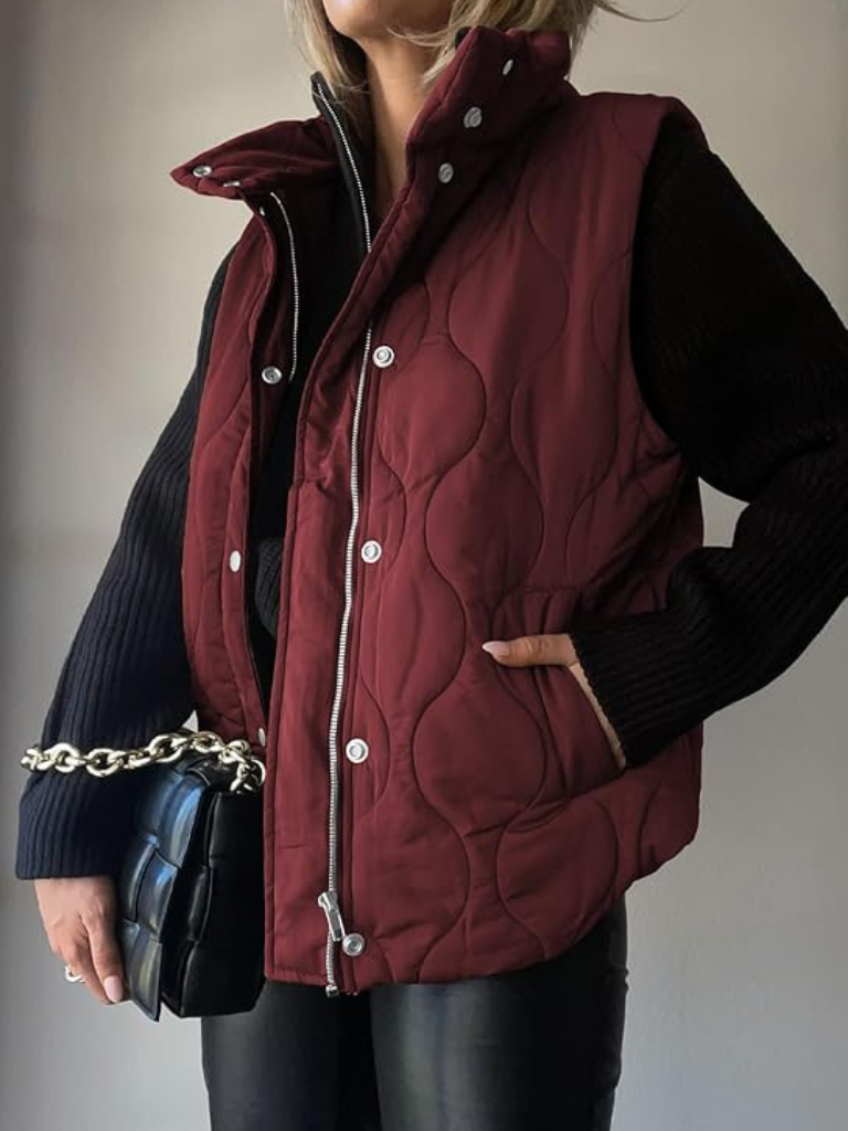 Coralie | Women's Quilted Puffer Vest 1