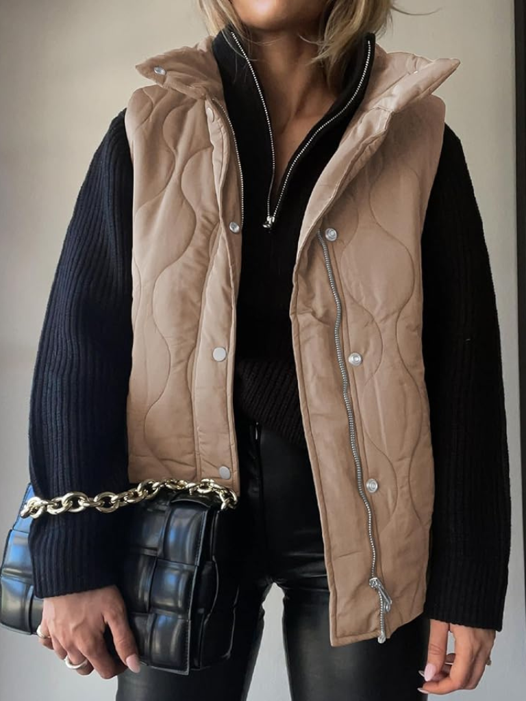 Coralie | Women's Quilted Puffer Vest 3
