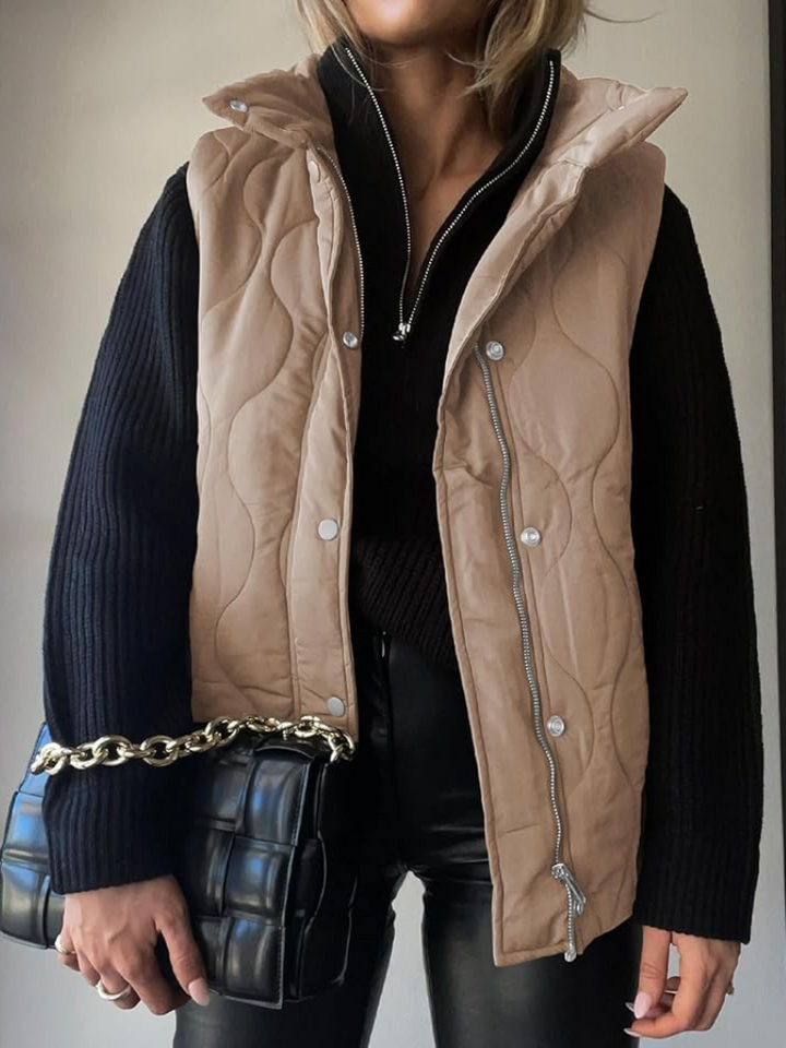 Coralie | Women's Quilted Puffer Vest 3