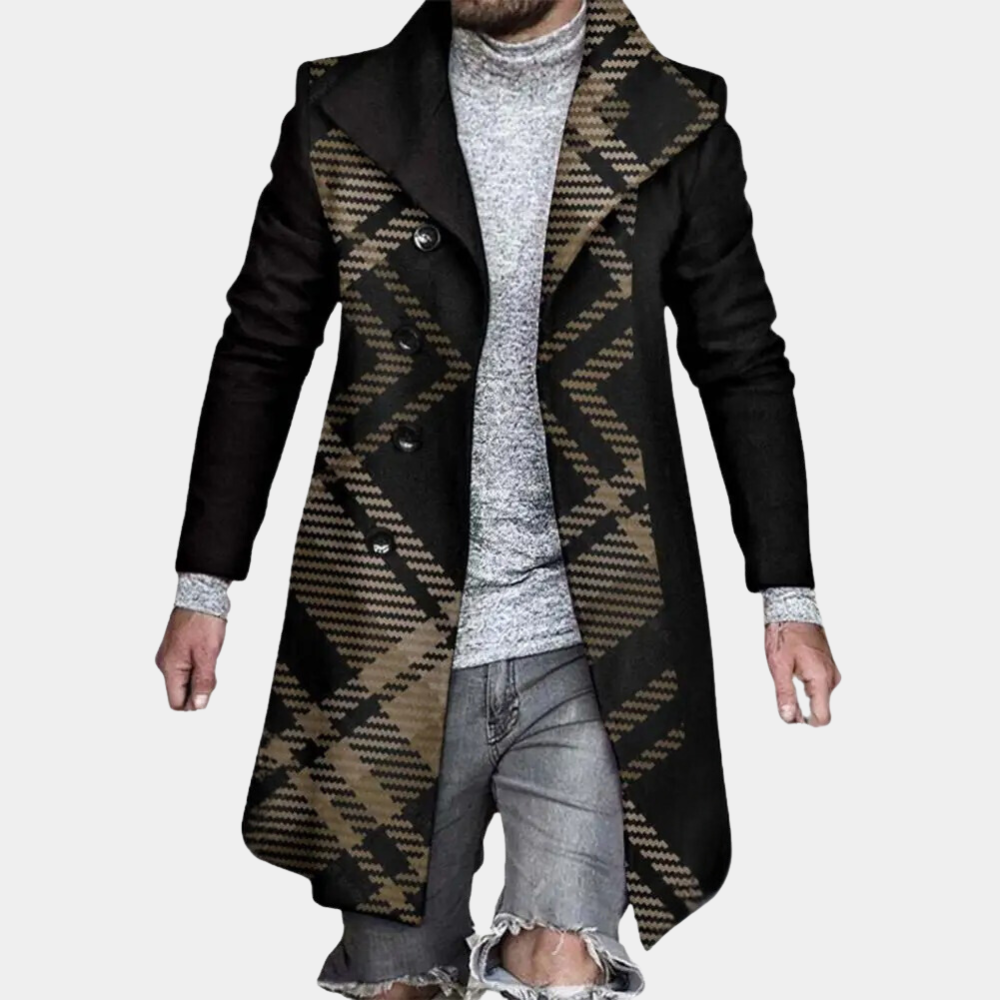 Cornelis | Men's Mid Length Coat Overcoat Winter Warm 1