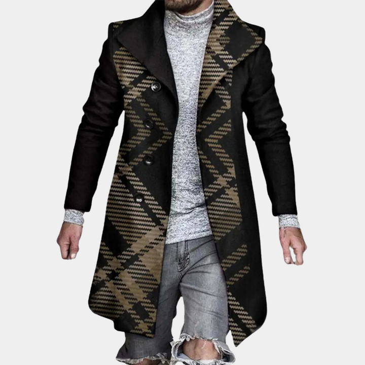 Cornelis | Men's Mid Length Coat Overcoat Winter Warm 1
