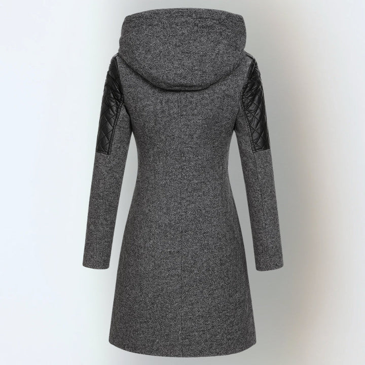 Corrie | Women's Long Winter Coat Hooded Warm Zip Up 7