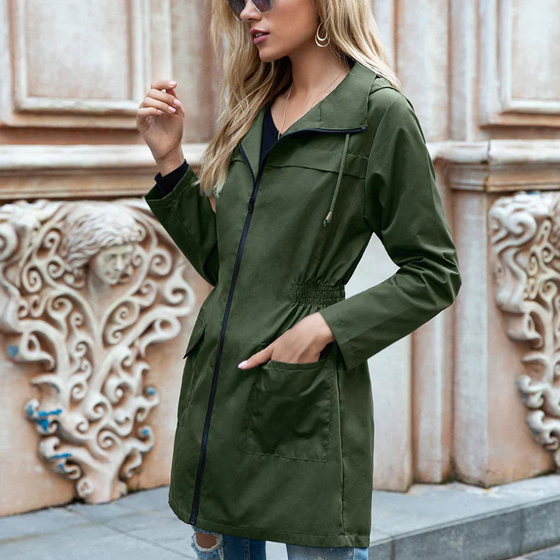 Cosima - Cinched Waist Hooded Jacket 5