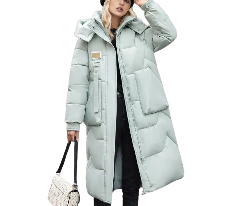 Diana - Longline Hooded Winter Puffer Coat 1