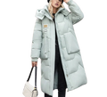 Diana - Longline Hooded Winter Puffer Coat