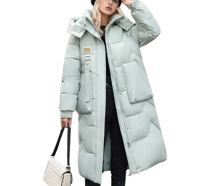 Diana - Longline Hooded Winter Puffer Coat 1