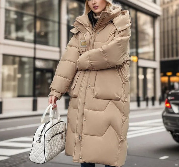 Diana - Longline Hooded Winter Puffer Coat 2