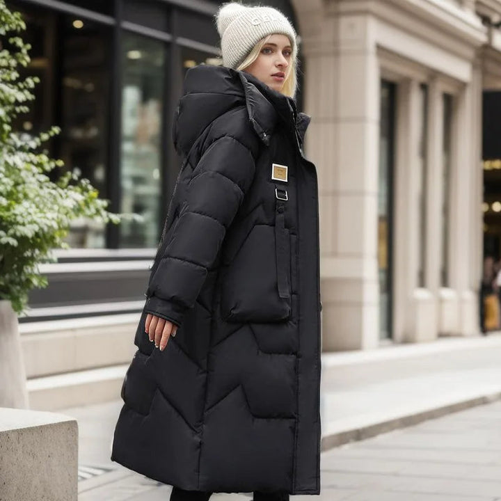 Diana - Longline Hooded Winter Puffer Coat 3