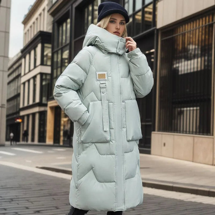 Diana - Longline Hooded Winter Puffer Coat 4
