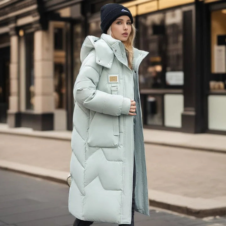 Diana - Longline Hooded Winter Puffer Coat 5