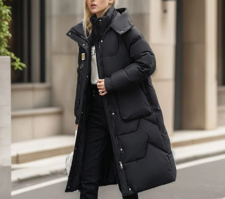 Diana - Longline Hooded Winter Puffer Coat 7