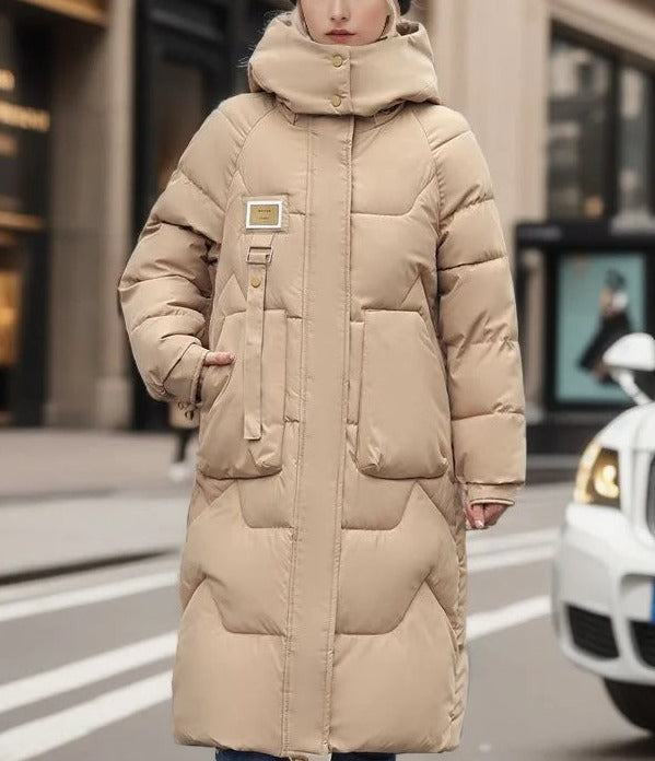 Diana - Longline Hooded Winter Puffer Coat 8