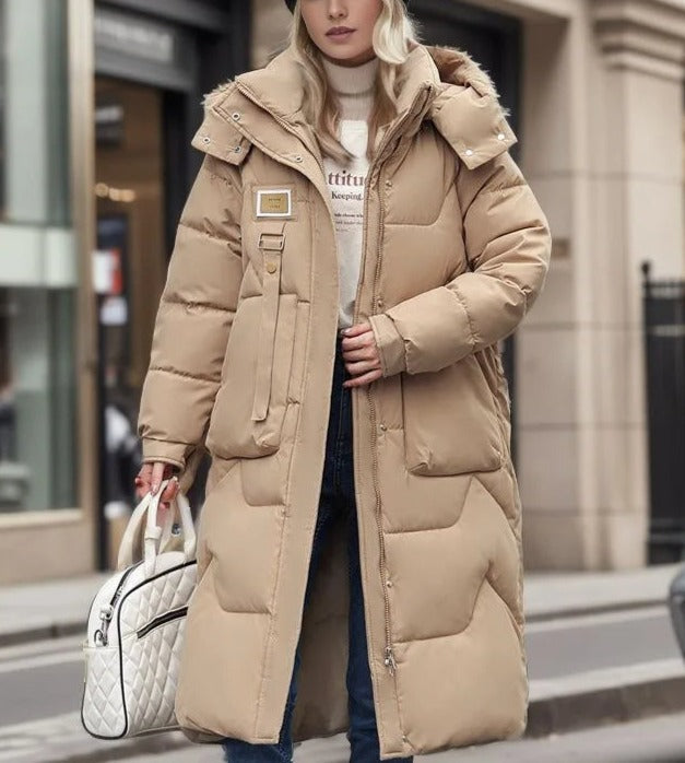 Diana - Longline Hooded Winter Puffer Coat 9