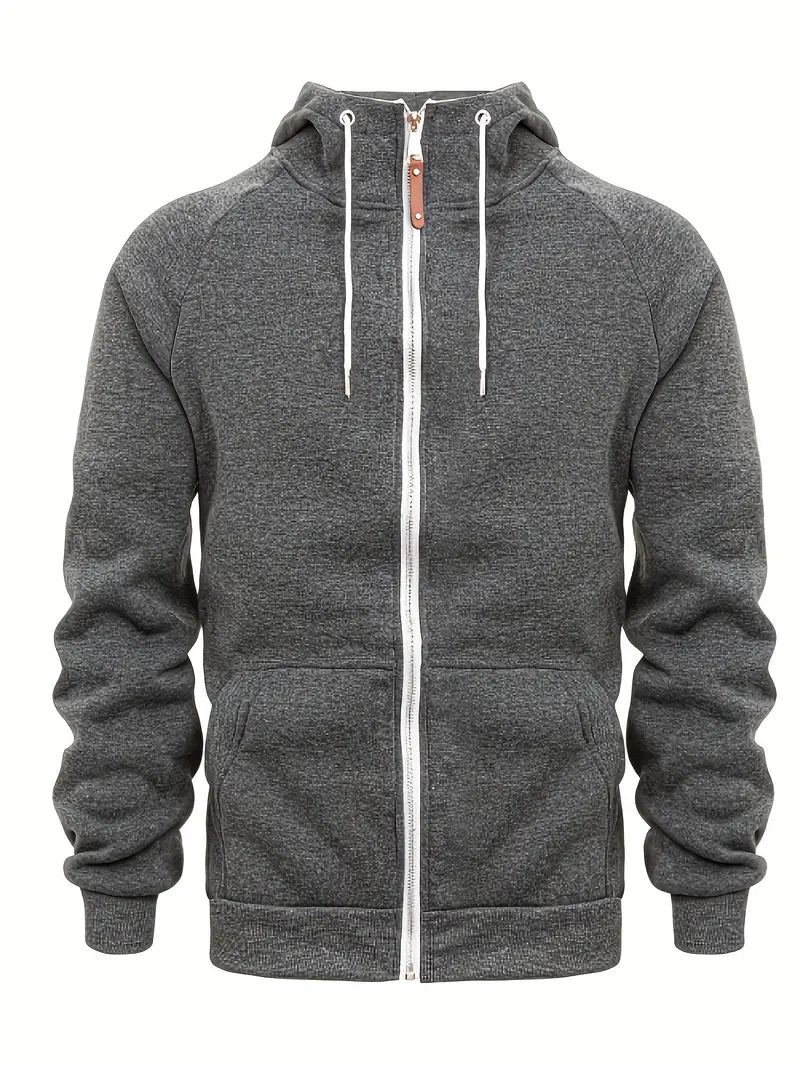 Diederik | Men's Full Zip Hoodie Fleece Sweatshirt 1
