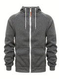 Diederik | Men's Full Zip Hoodie Fleece Sweatshirt