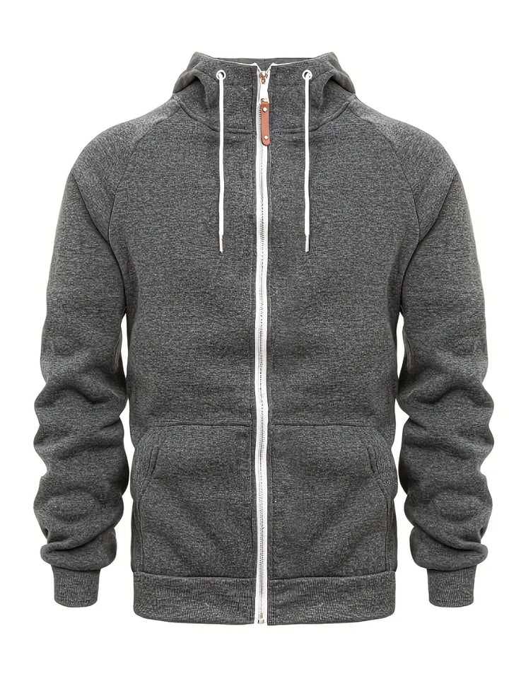 Diederik | Men's Full Zip Hoodie Fleece Sweatshirt 1