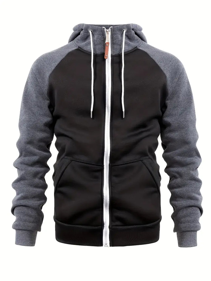 Diederik | Men's Full Zip Hoodie Fleece Sweatshirt 3