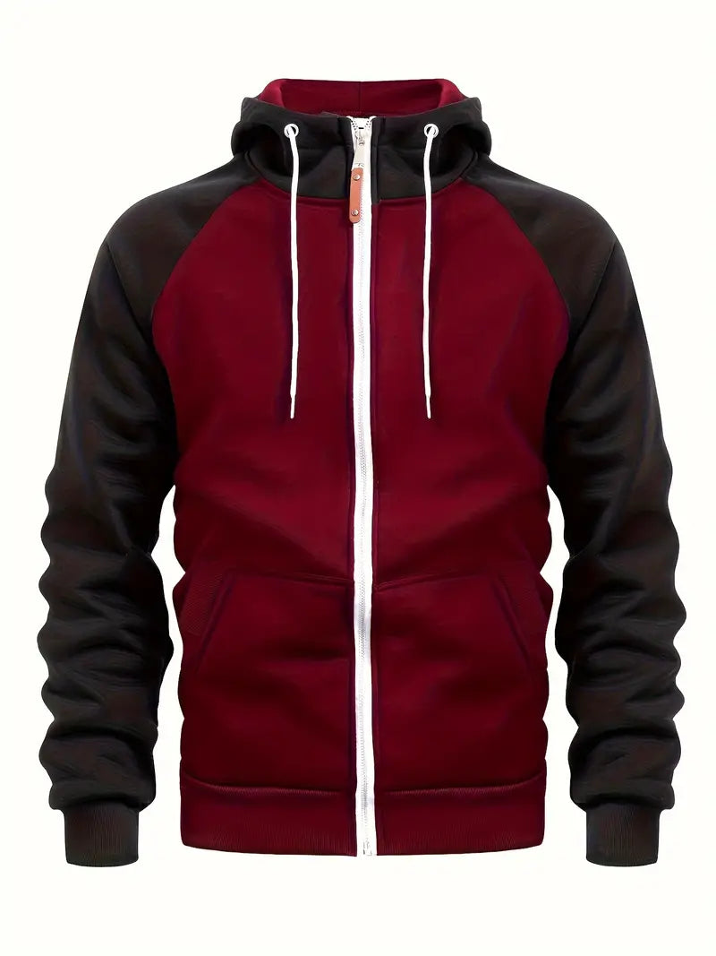 Diederik | Men's Full Zip Hoodie Fleece Sweatshirt 5