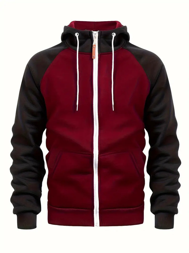 Diederik | Men's Full Zip Hoodie Fleece Sweatshirt 5