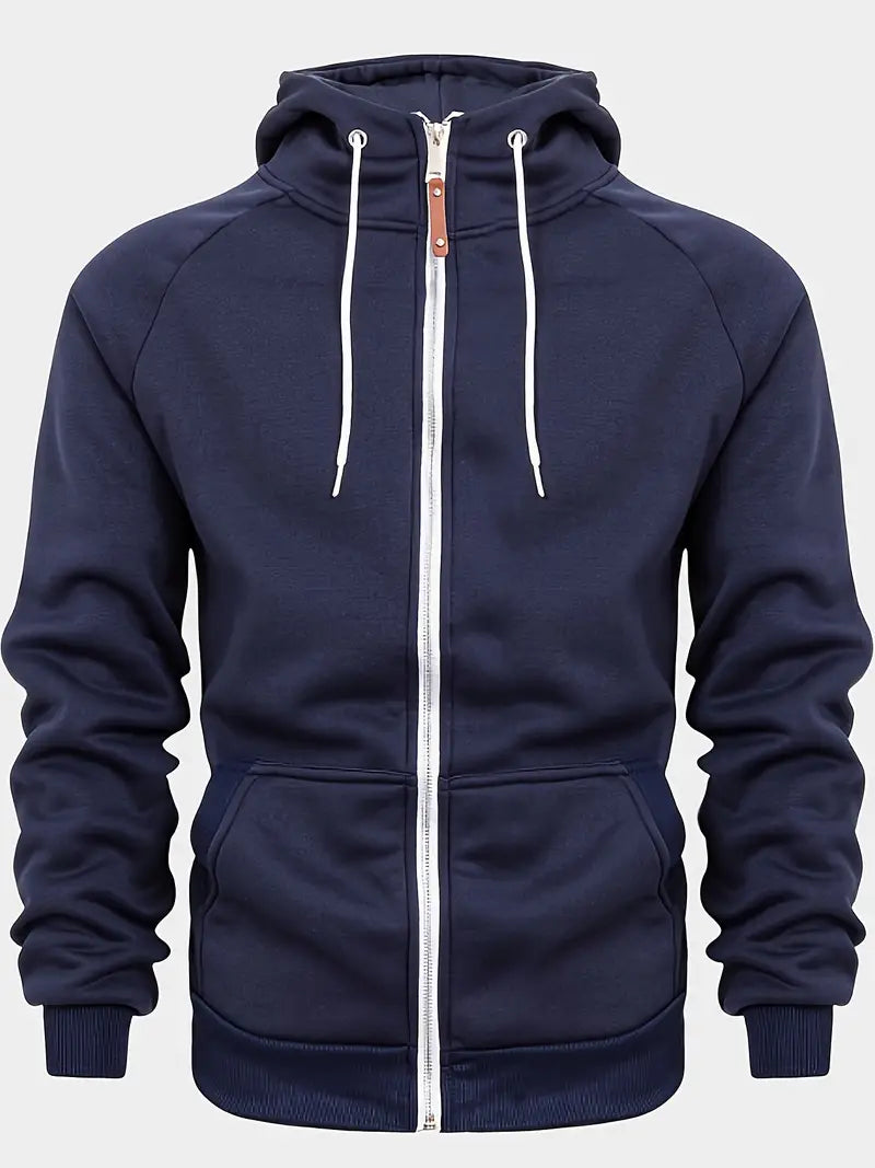 Diederik | Men's Full Zip Hoodie Fleece Sweatshirt 7