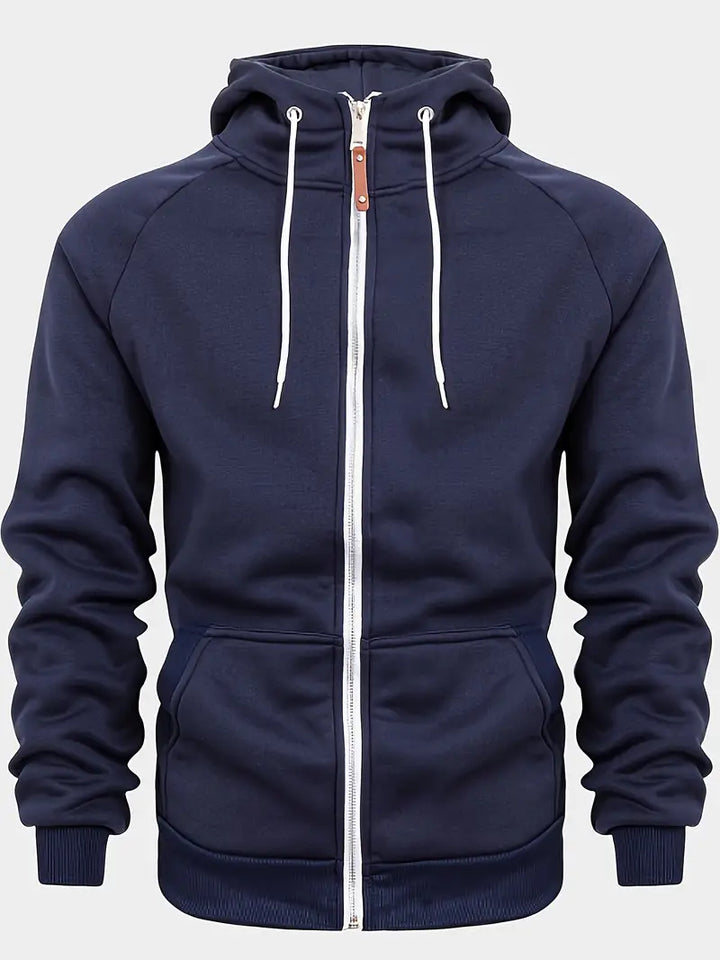 Diederik | Men's Full Zip Hoodie Fleece Sweatshirt 7