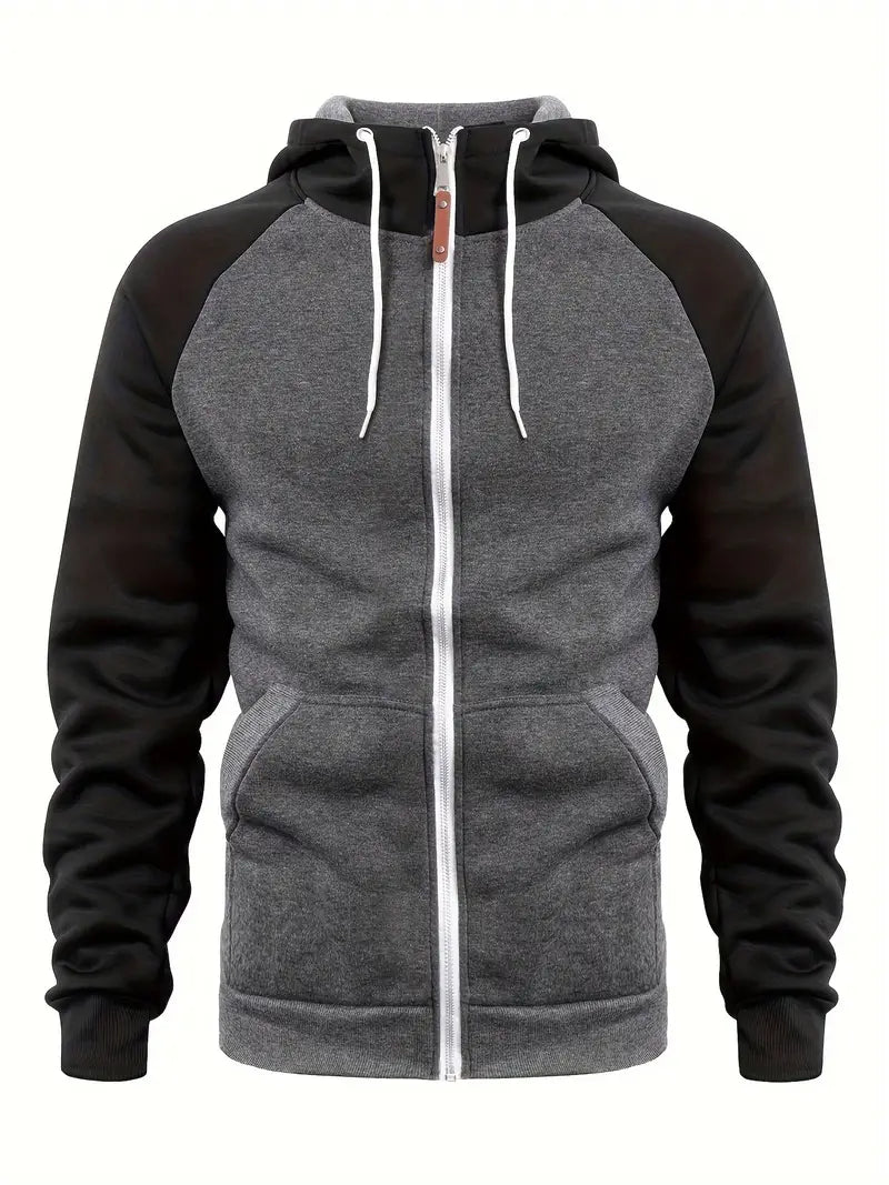 Diederik | Men's Full Zip Hoodie Fleece Sweatshirt 9