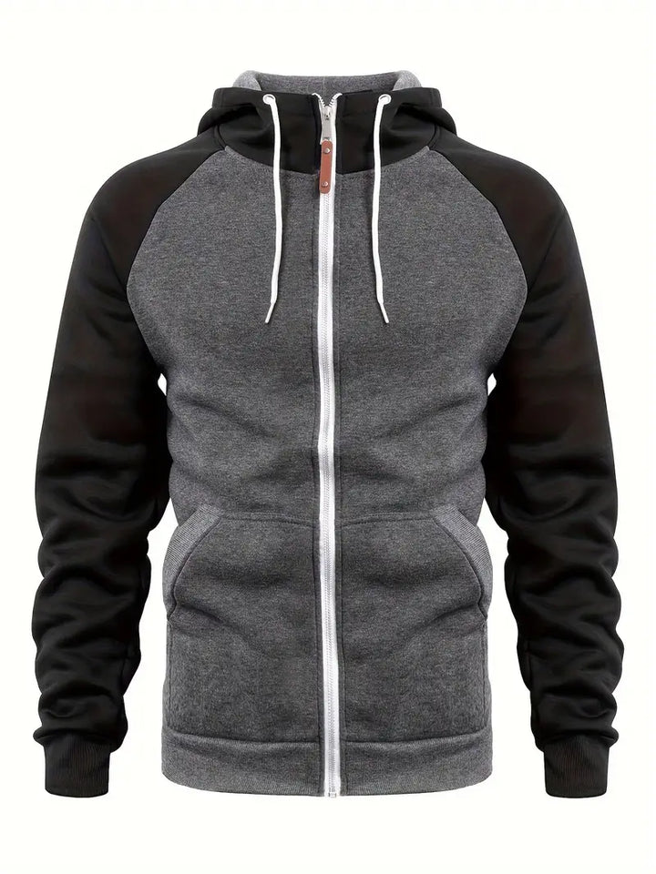 Diederik | Men's Full Zip Hoodie Fleece Sweatshirt 9