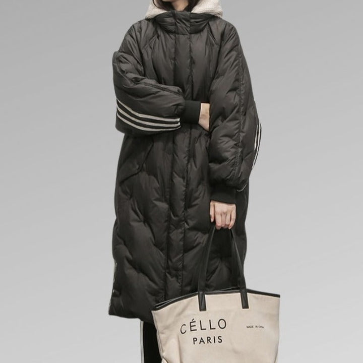 Dieuwertje | Women's Long Puffer Coat Down Hooded Winter 1