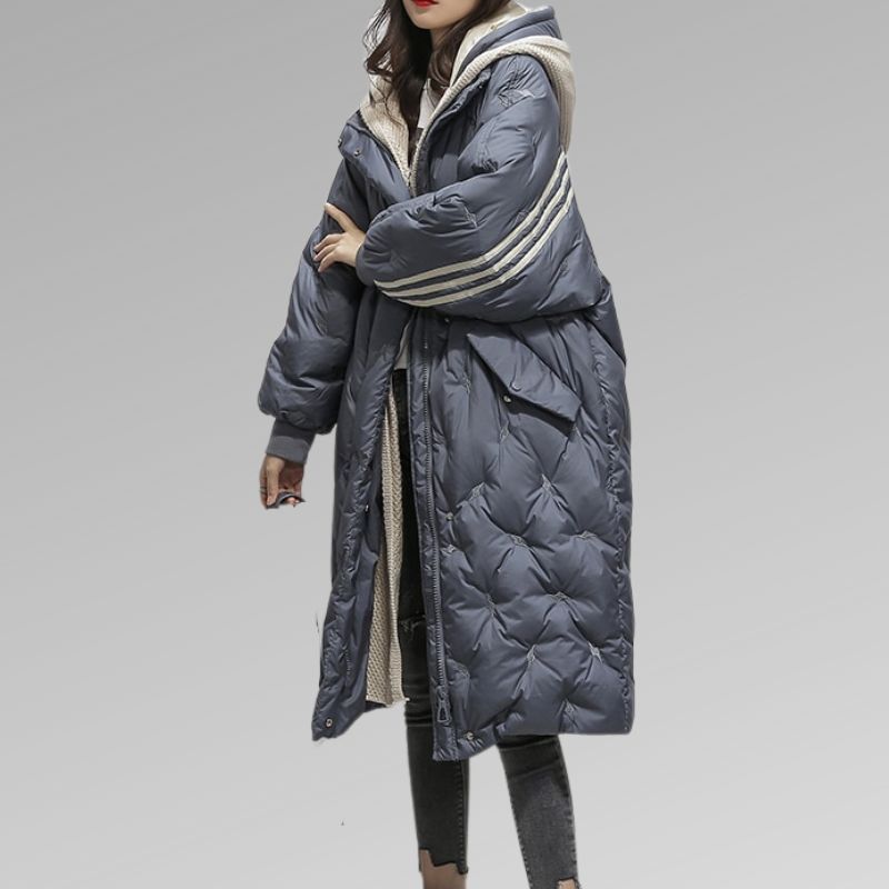Dieuwertje | Women's Long Puffer Coat Down Hooded Winter 2