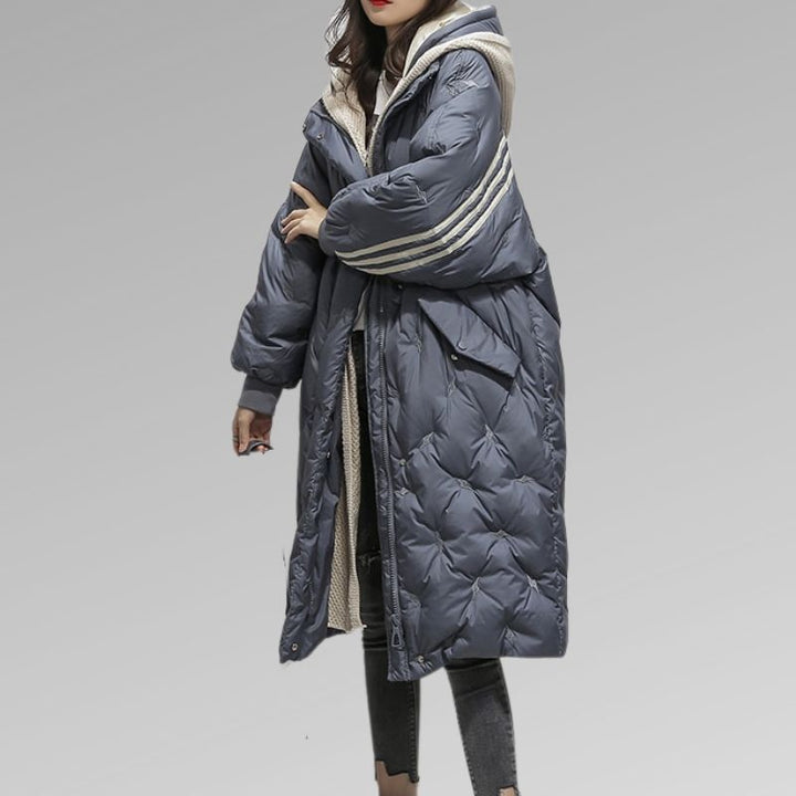 Dieuwertje | Women's Long Puffer Coat Down Hooded Winter 2