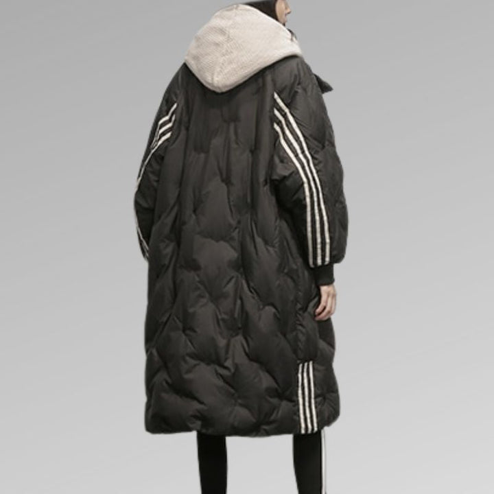 Dieuwertje | Women's Long Puffer Coat Down Hooded Winter 3