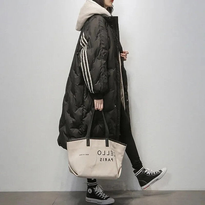 Dieuwertje | Women's Long Puffer Coat Down Hooded Winter 4
