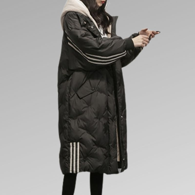 Dieuwertje | Women's Long Puffer Coat Down Hooded Winter 5