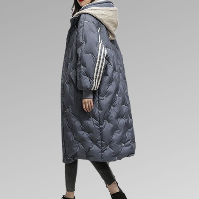 Dieuwertje | Women's Long Puffer Coat Down Hooded Winter 6