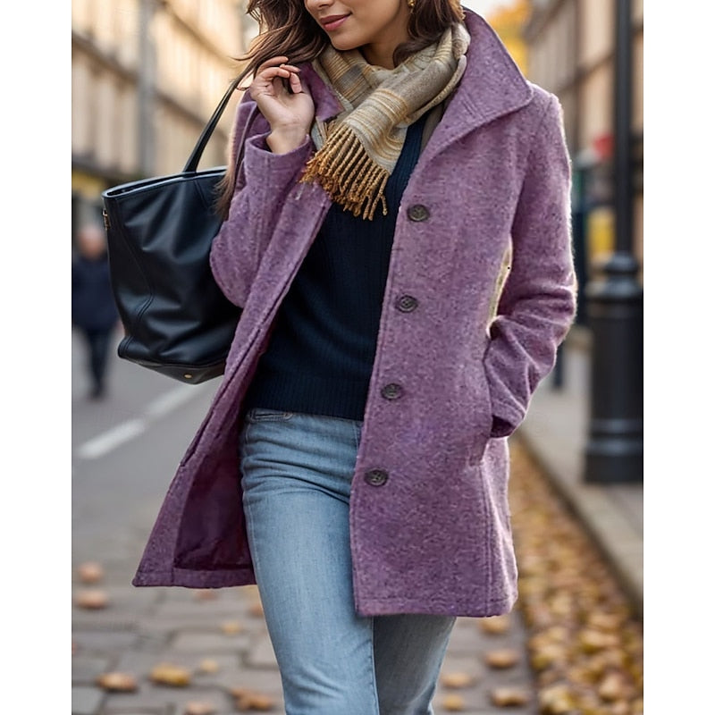 Dieuwke | Women's Car Coat Winter Mid Length 1