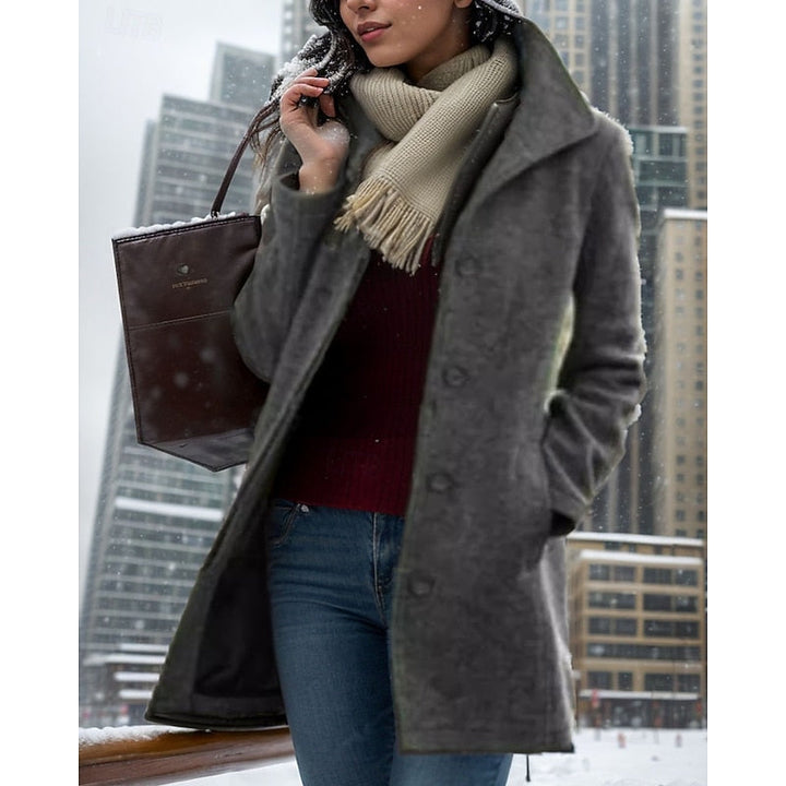 Dieuwke | Women's Car Coat Winter Mid Length 3