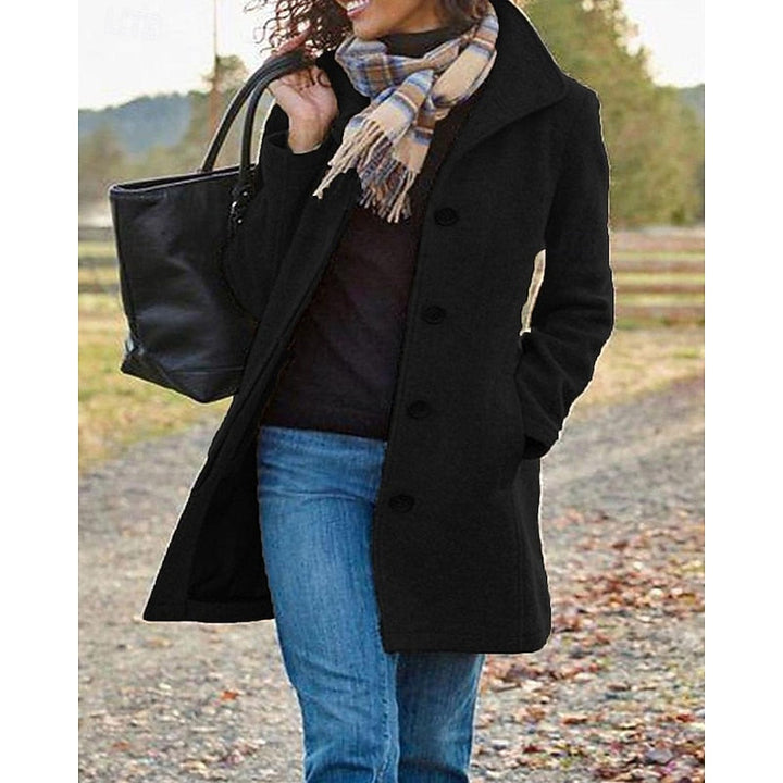 Dieuwke | Women's Car Coat Winter Mid Length 5