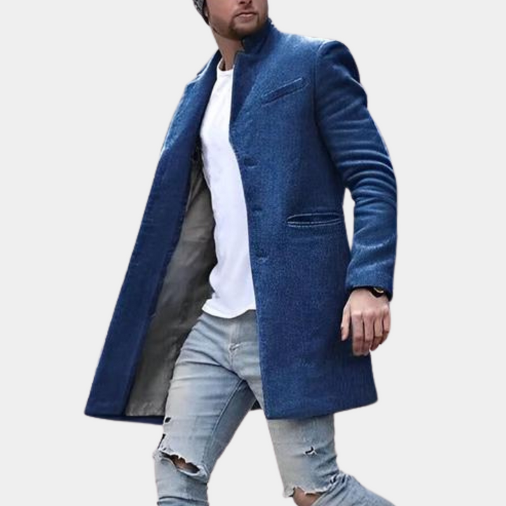 Dirk | Men's Long Coat Overcoat Winter Warm 3
