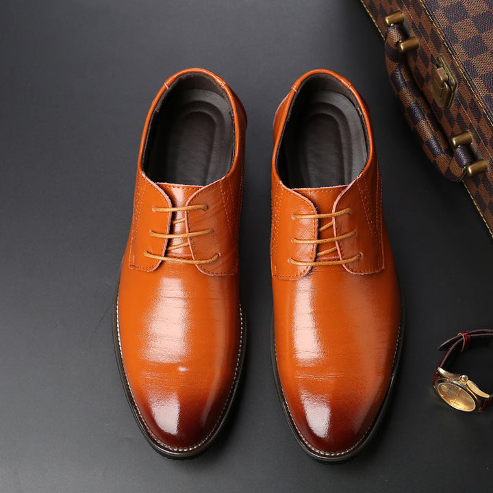 Men's Pointed Toe Oxford Dress Shoes – Detail View