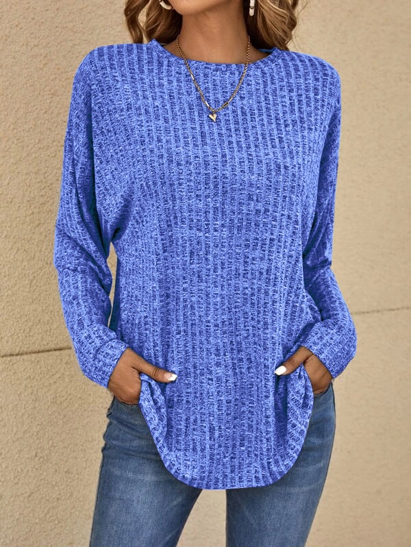 Dorthe | Women's Tunic Sweater Long Sleeve Knit Pullover 2