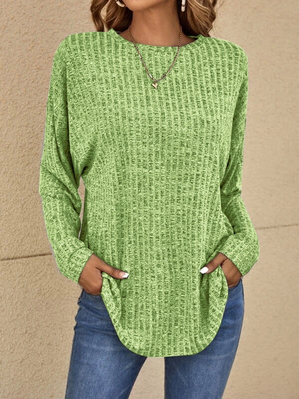Dorthe | Women's Tunic Sweater Long Sleeve Knit Pullover 3