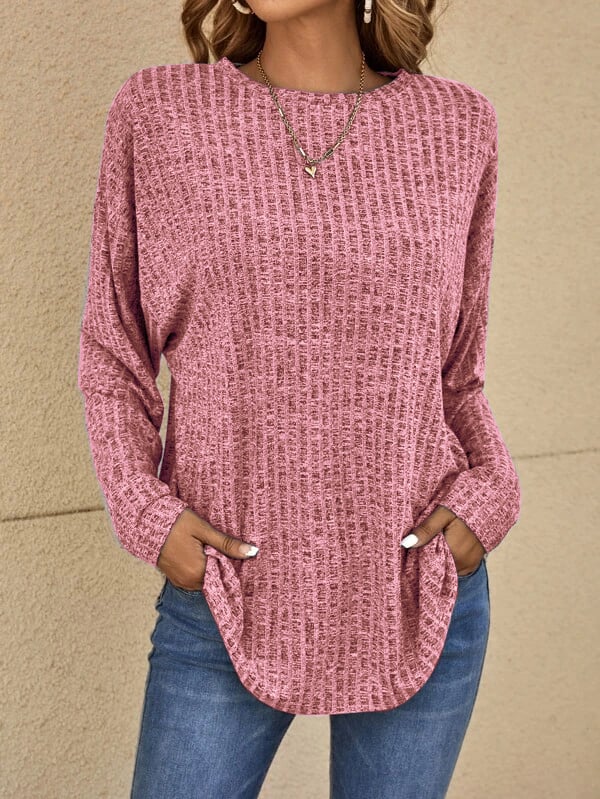 Dorthe | Women's Tunic Sweater Long Sleeve Knit Pullover 7