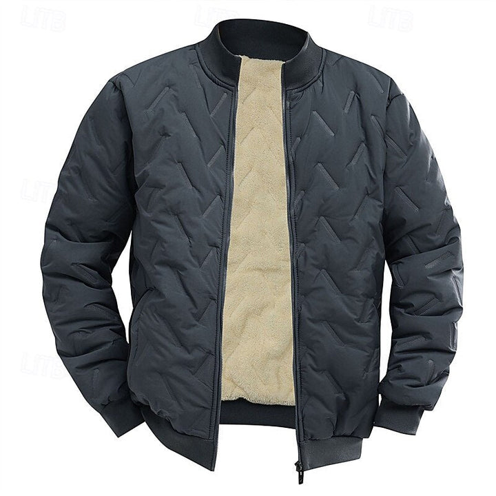 Douglas | Men's Quilted Bomber Jacket Sherpa Lined Winter Insulated 1