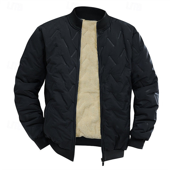 Douglas | Men's Quilted Bomber Jacket Sherpa Lined Winter Insulated 2