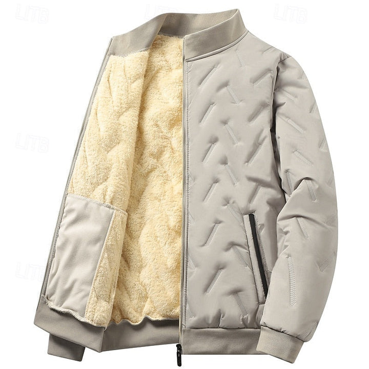 Douglas | Men's Quilted Bomber Jacket Sherpa Lined Winter Insulated 8