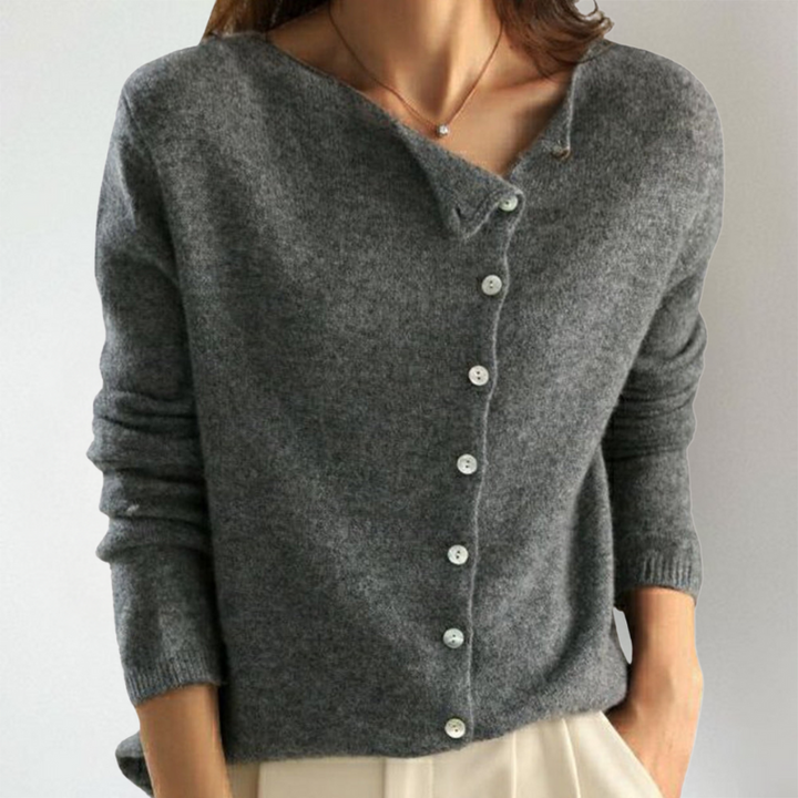 Doutzen | Women's Cardigan Sweater Button Front Knit Soft 1